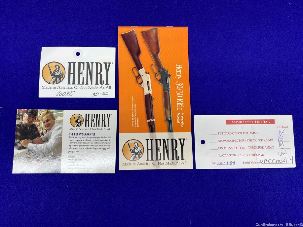 2018 Henry Color Case Hardened Edition .30-30 Win 20" *EYE CATCHING RIFLE*-img-3
