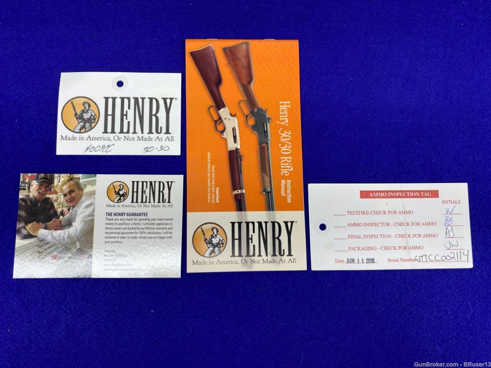 2018 Henry Color Case Hardened Edition .30-30 Win 20" *EYE CATCHING RIFLE*-img-2