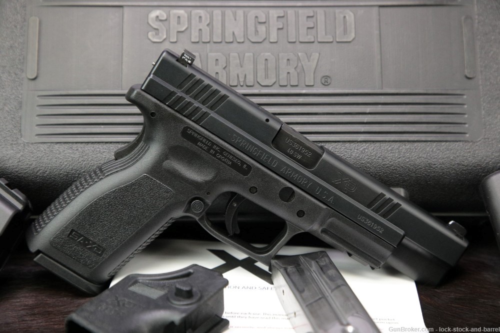 Springfield XD-40 Tactical XD9412SP06 .40 S&W 5" Semi Automatic Pistol, Box-img-2