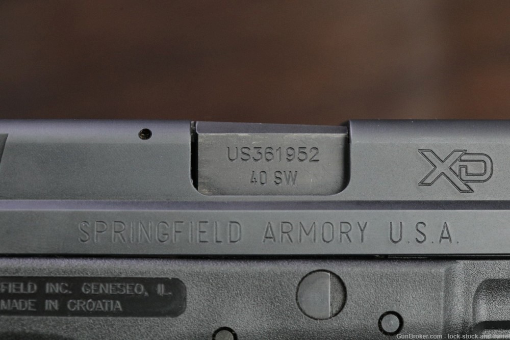 Springfield XD-40 Tactical XD9412SP06 .40 S&W 5" Semi Automatic Pistol, Box-img-12