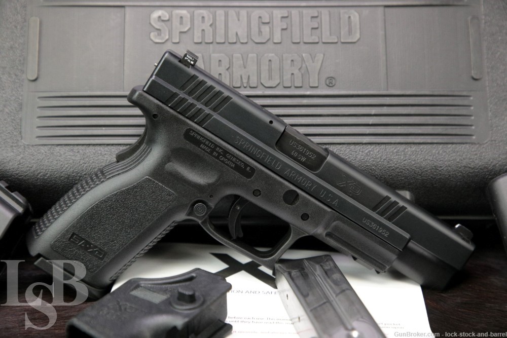 Springfield XD-40 Tactical XD9412SP06 .40 S&W 5" Semi Automatic Pistol, Box-img-0