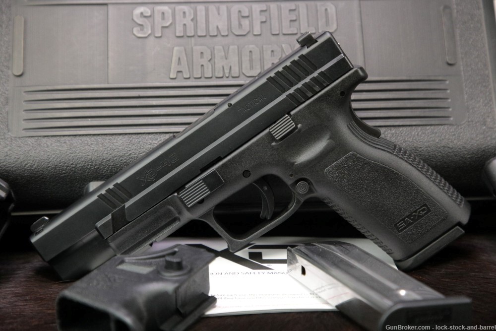 Springfield XD-40 Tactical XD9412SP06 .40 S&W 5" Semi Automatic Pistol, Box-img-3