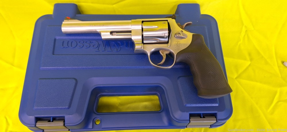 SMITH & WESSON MODEL 629-6 . STAINLESS 44 mag WITH BOX-img-2