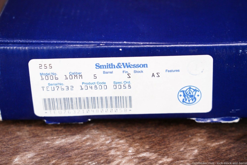 Smith & Wesson S&W Model 1006 104800 10mm 5" DA/SA Semi-Automatic Pistol-img-26