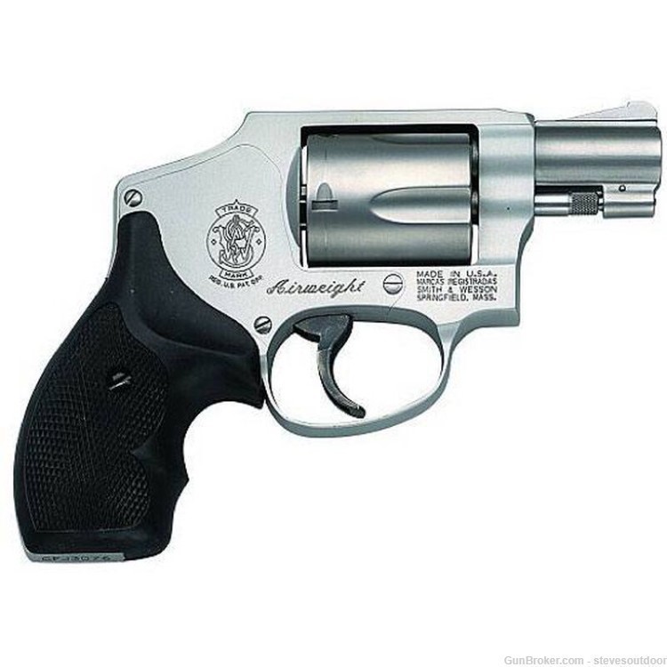 Smith & Wesson Model 642 Airweight  Revolver .38 Special J-Frame Stainless -img-0