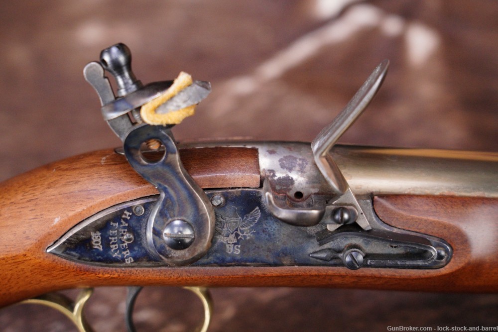 Pedersoli Harpers Ferry Model 1807 .58 Cal Flintlock Pistol ATF Antique-img-11