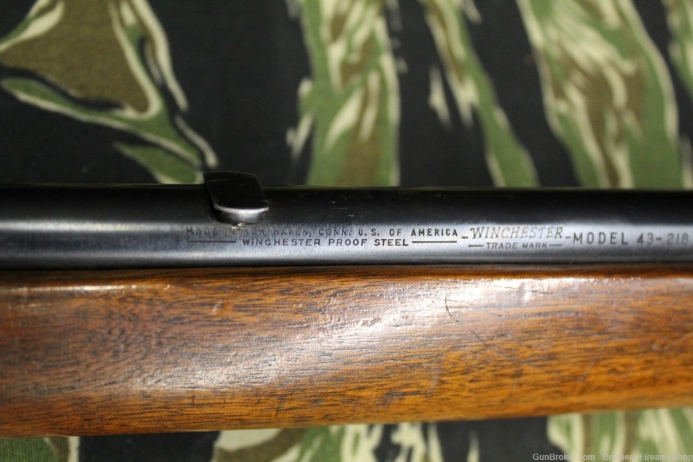 Winchester Model 43 218 Bee Scope Bases One Magazine Good Shape-img-15