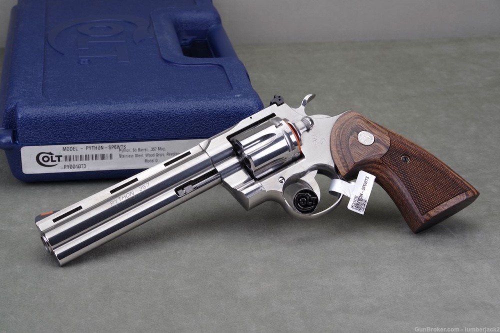 Colt Python SP6WTS 357 Magnum 6'' STS NIB-img-0