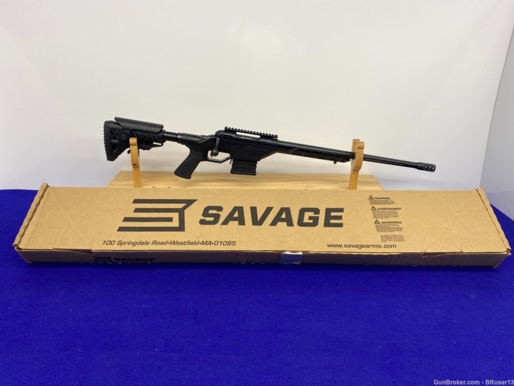 Savage 10 BA Stealth .308Win Blk 20" *AWESOME LONG RANGE TACTICAL RIFLE*-img-0