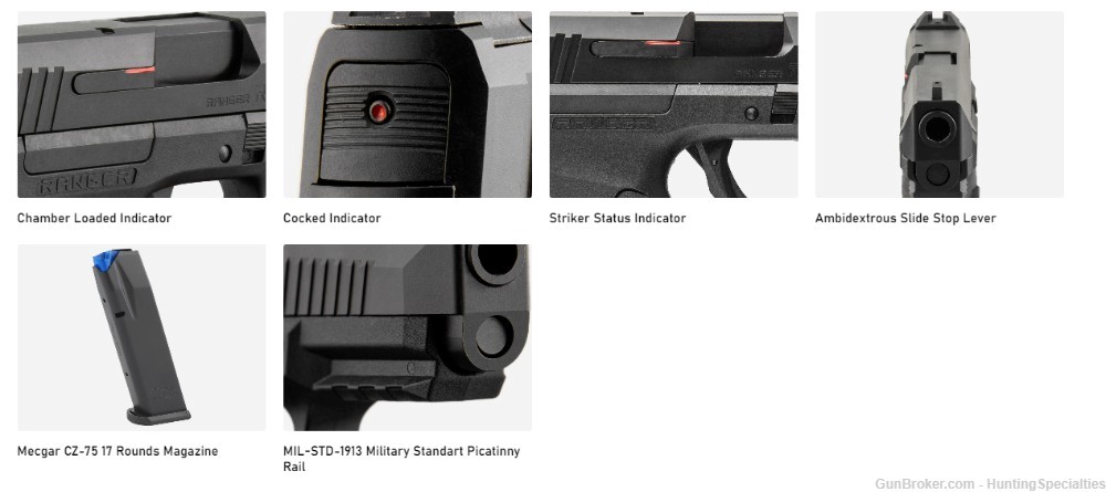 RANGER ARMS RA9 DEFENCE01 9mm Picatinny Rail CAMO monoblock trigger-img-3