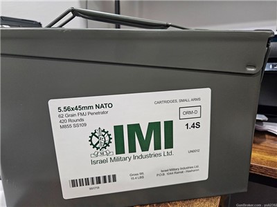 IMI 5.56x45mm NATO Ammo