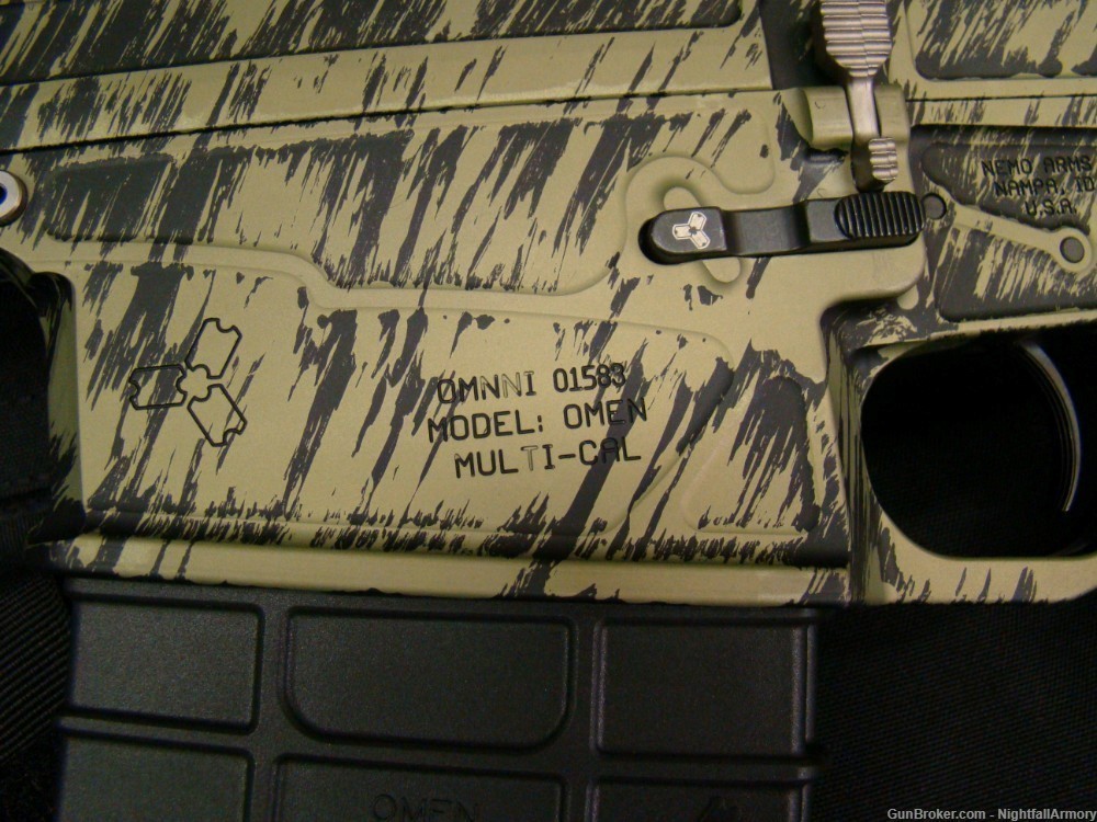 Nemo Arms Omen Watchman .300 Win Mag AR 24" TB Rifle 14rd Camo OMENW-G324CF-img-18