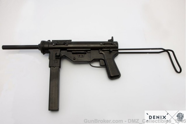 WW2 US M3 Grease Gun .45 Submachine Gun Replica Non Firing by Denix-img-3