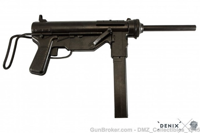 WW2 US M3 Grease Gun .45 Submachine Gun Replica Non Firing by Denix-img-0