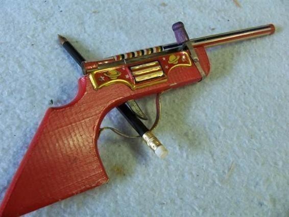 1950`s  Bolt ActionToy Pistol [Cork shooter]-Japan-img-0