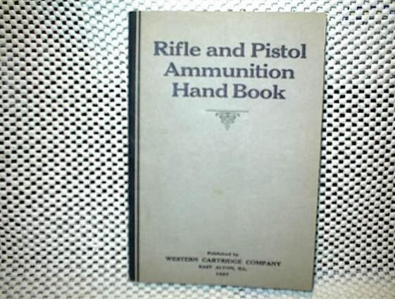 RIFLE + PISTOL AMMUNITION HANDBOOK 1927-img-0