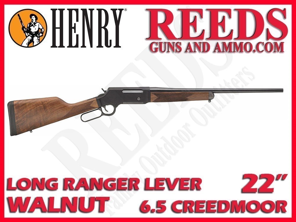 Henry The Long Ranger Lever Walnut 6.5 Creedmoor 22in H014-65-img-0
