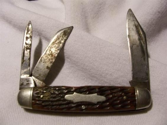 Hammer Brand  Pocked Knife-#3398-Oval Whittler-img-0