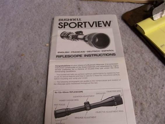 Bushnell Riflescope Instructions-img-0