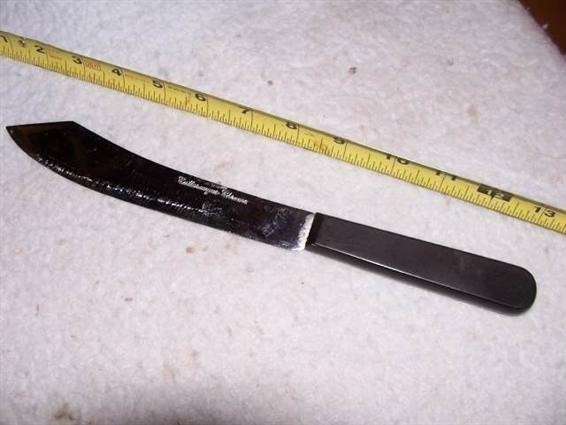 Cattauragus Chrome Butcher Knife-11 1/2"-img-0