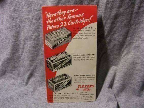 1947 Peter`s .22 Target Ammo Brochure 22-img-1