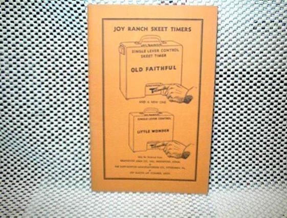 JOY RANCH  1935 Skeet Timer catalog-img-0
