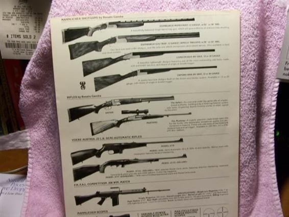 Mannlicher Rifles, Shotguns, Scopes-[flyer]-img-1