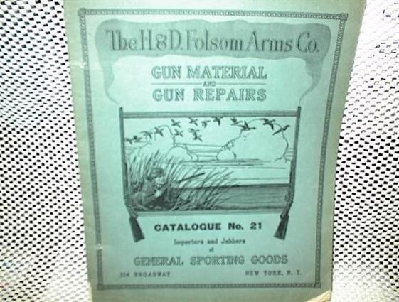 H + D FOLSOM ARMS COMPANY-1921 CATALOG-#21--img-0