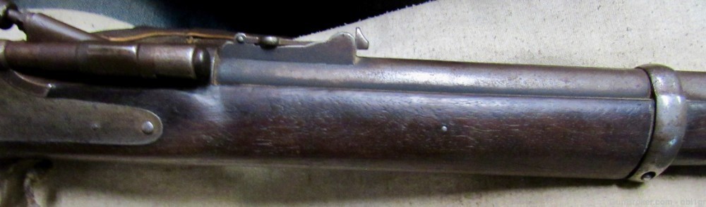 British 1862 Dated 2 Band Snider Enfield Rifle With Arabic Coins-img-15