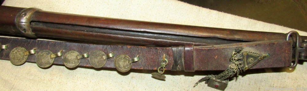 British 1862 Dated 2 Band Snider Enfield Rifle With Arabic Coins-img-18