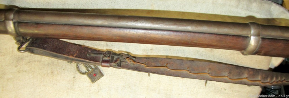 British 1862 Dated 2 Band Snider Enfield Rifle With Arabic Coins-img-19