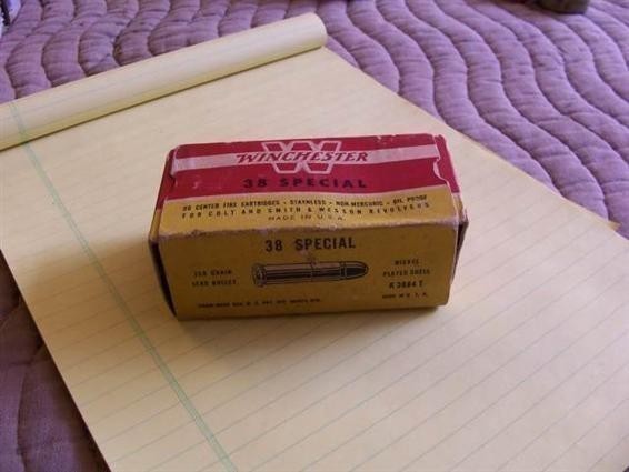 WINCHESTER  38 Special - - [Empty Ammo box]-img-1