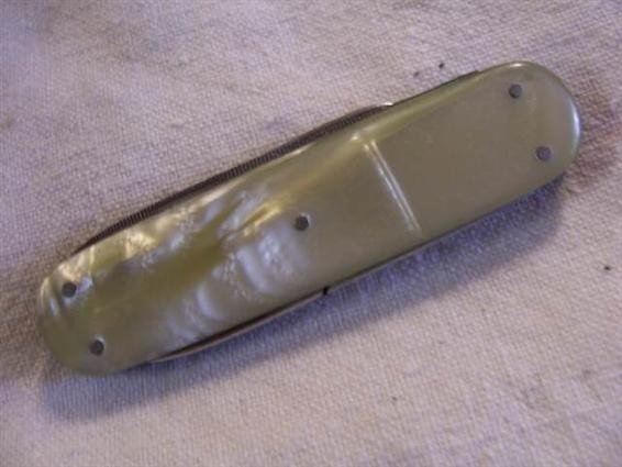 Schrade Walden Mother Of Pearl w/Sohio Advertising-img-3