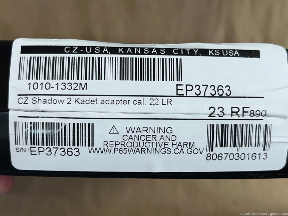 CZ Shadow 2 Kadet Adapter Kit 22lr (2) 10rd Mags Slide Conversion LAYAWAY-img-9
