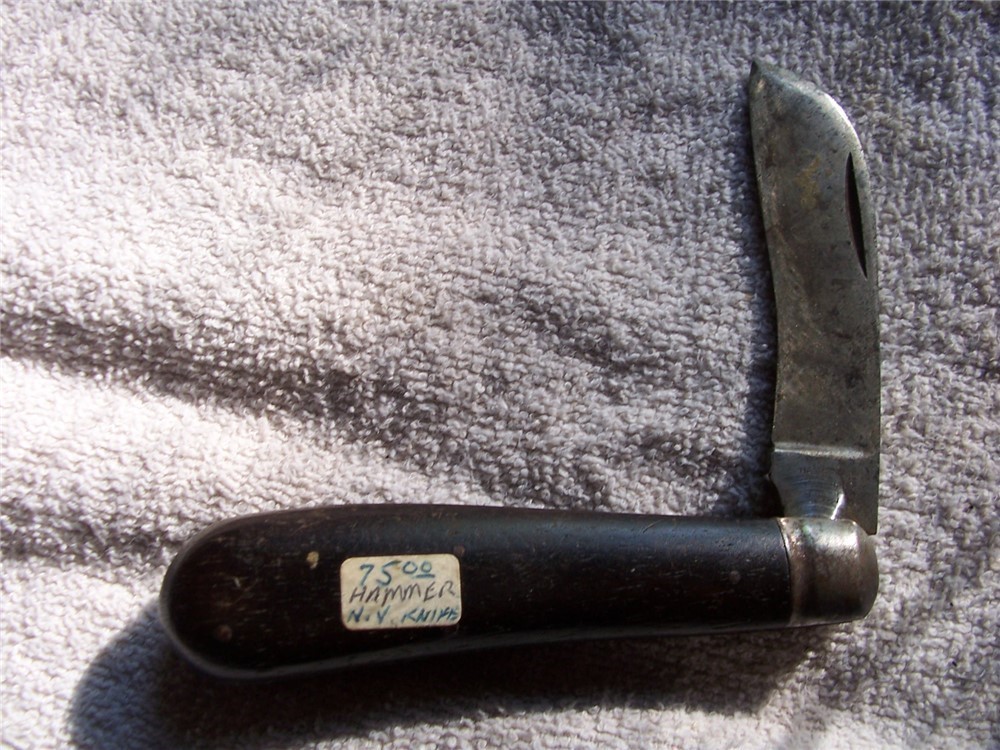 HAMMER BRAND POCKET KNIFE-New York Knife Company-img-0