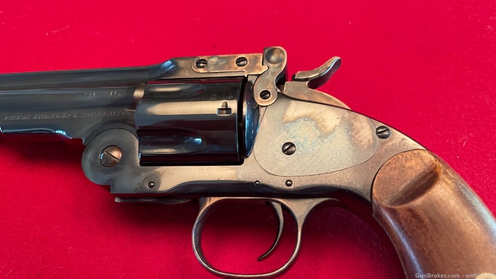 Cimarron Uberti No. 3 Schofield 7” Blued .45 Revolver with Holster-img-4