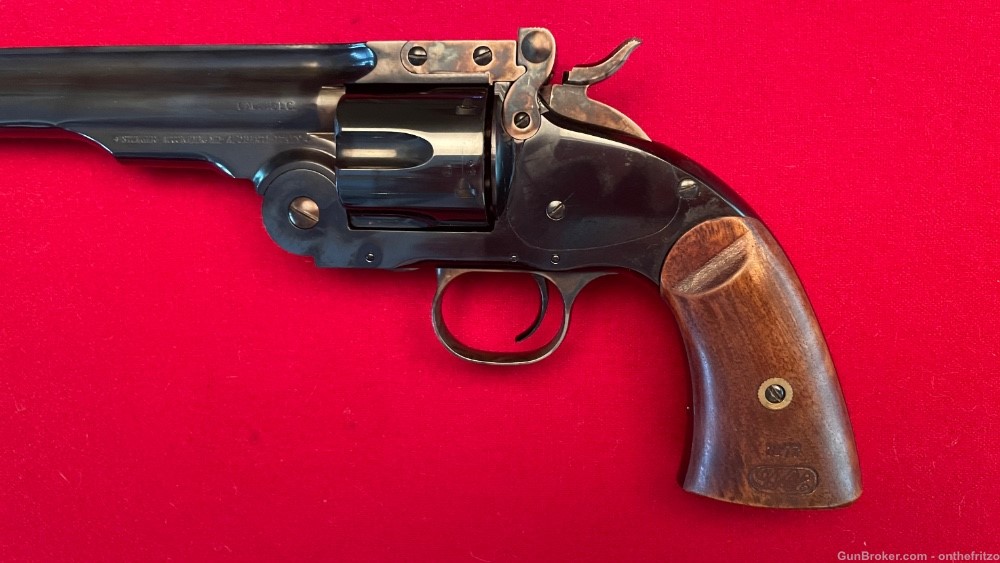 Cimarron Uberti No. 3 Schofield 7” Blued .45 Revolver with Holster-img-19