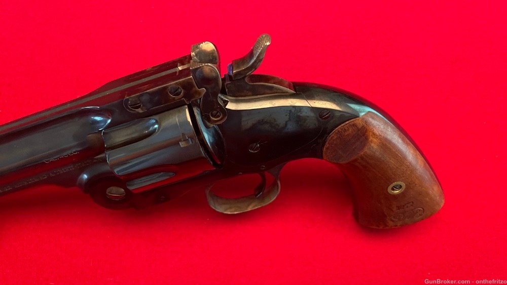 Cimarron Uberti No. 3 Schofield 7” Blued .45 Revolver with Holster-img-21