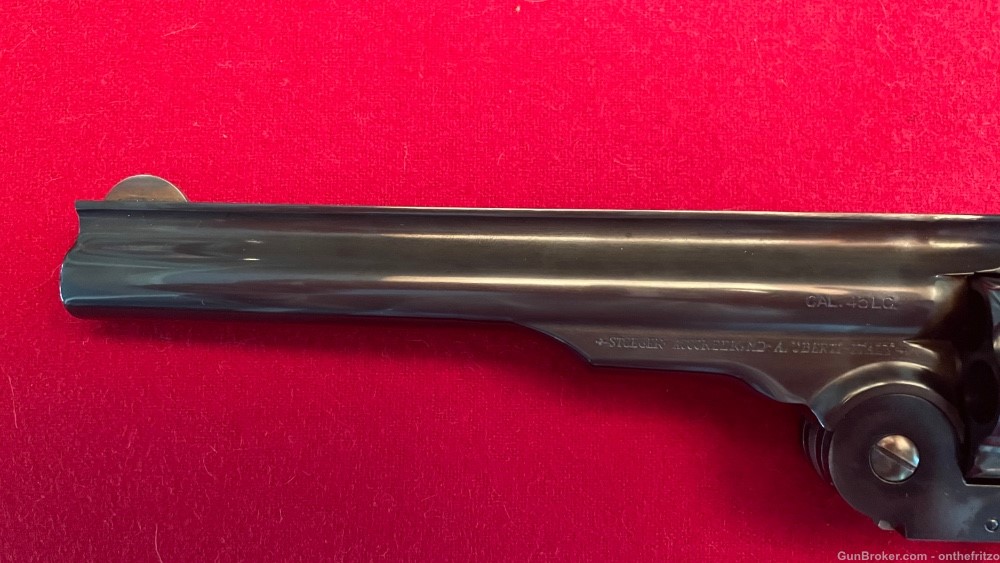 Cimarron Uberti No. 3 Schofield 7” Blued .45 Revolver with Holster-img-10