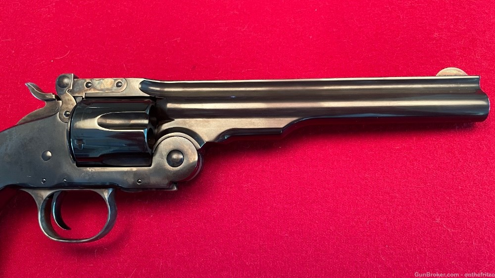 Cimarron Uberti No. 3 Schofield 7” Blued .45 Revolver with Holster-img-18