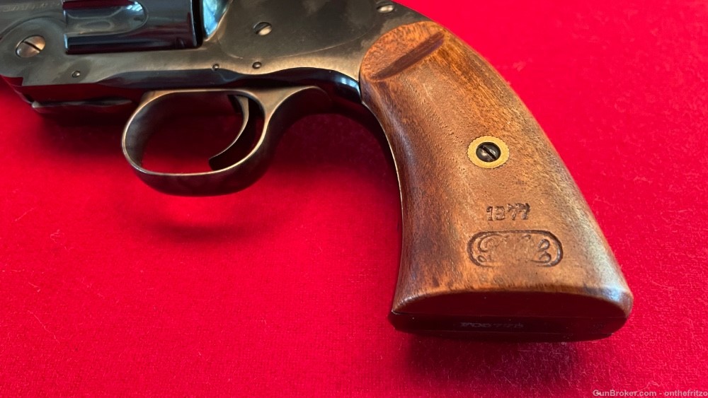 Cimarron Uberti No. 3 Schofield 7” Blued .45 Revolver with Holster-img-5