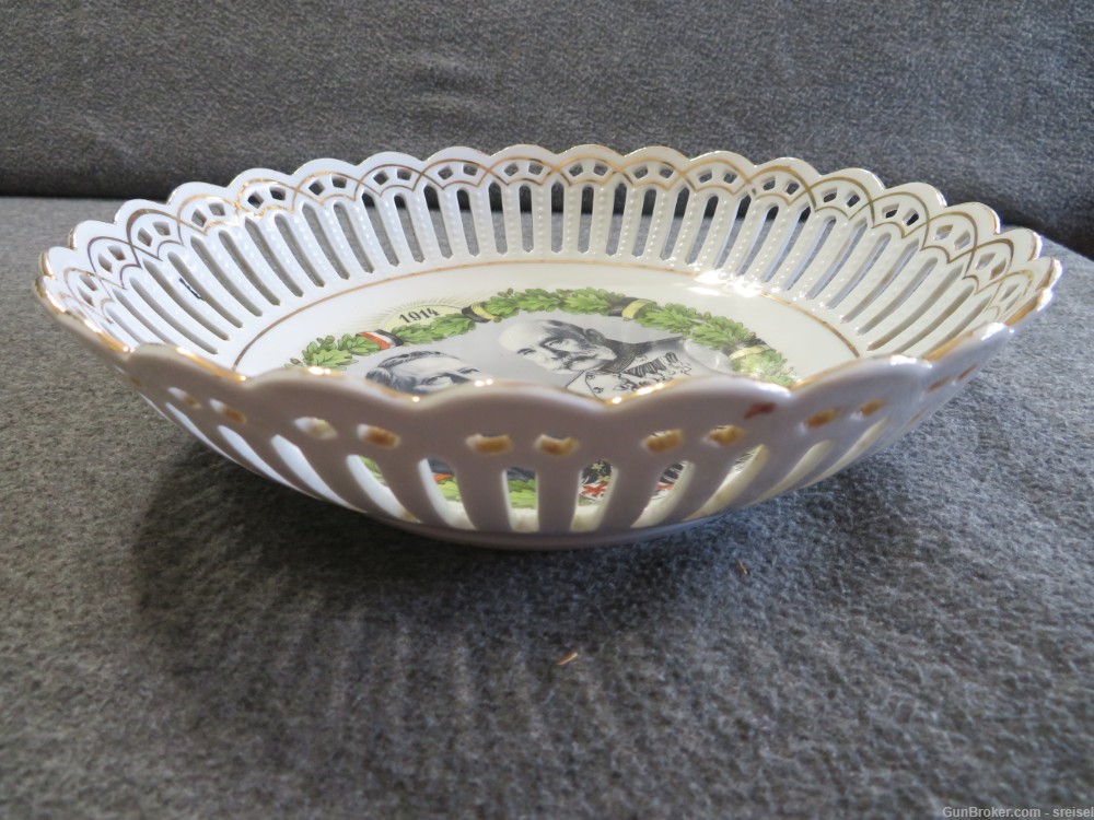 WWI IMPERIAL GERMAN PORCELAIN FRUIT BOWL WITH KAISER WILHELM-img-9