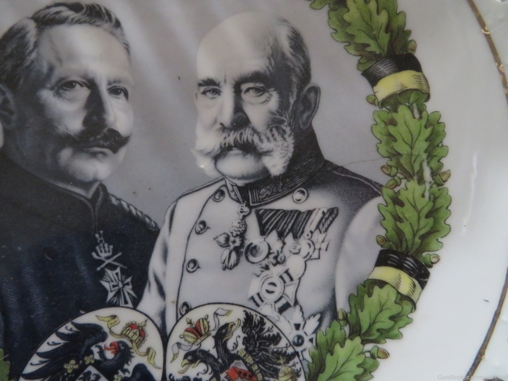 WWI IMPERIAL GERMAN PORCELAIN FRUIT BOWL WITH KAISER WILHELM-img-3