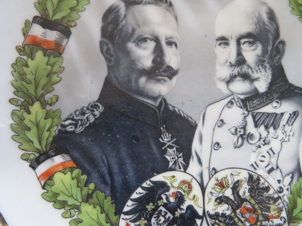 WWI IMPERIAL GERMAN PORCELAIN FRUIT BOWL WITH KAISER WILHELM-img-2