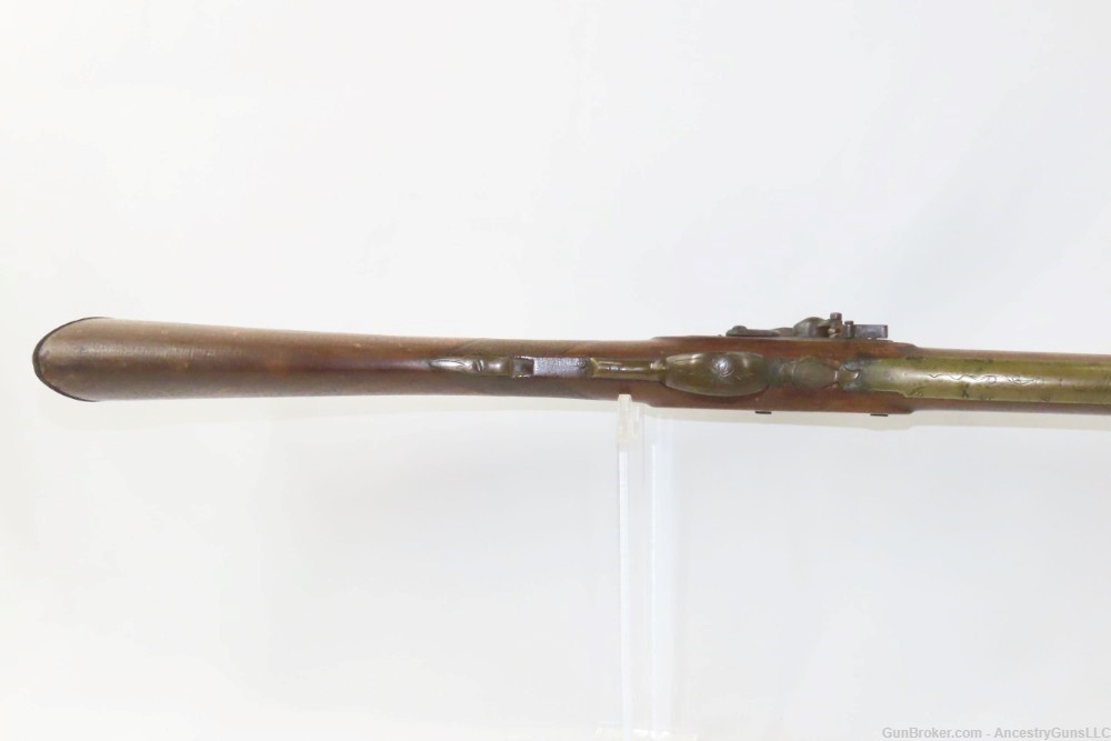 Antique FLINTLOCK Smoothbore Musket .64 18 Gauge FOWLER Birmingham British -img-7