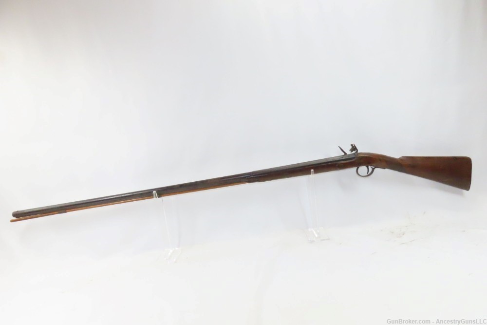 Antique FLINTLOCK Smoothbore Musket .64 18 Gauge FOWLER Birmingham British -img-15