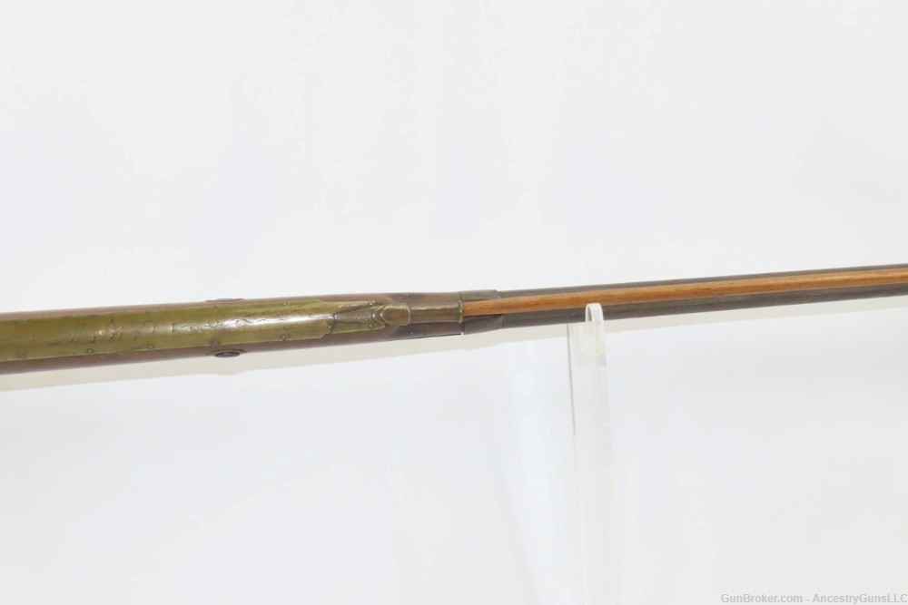 Antique FLINTLOCK Smoothbore Musket .64 18 Gauge FOWLER Birmingham British -img-9