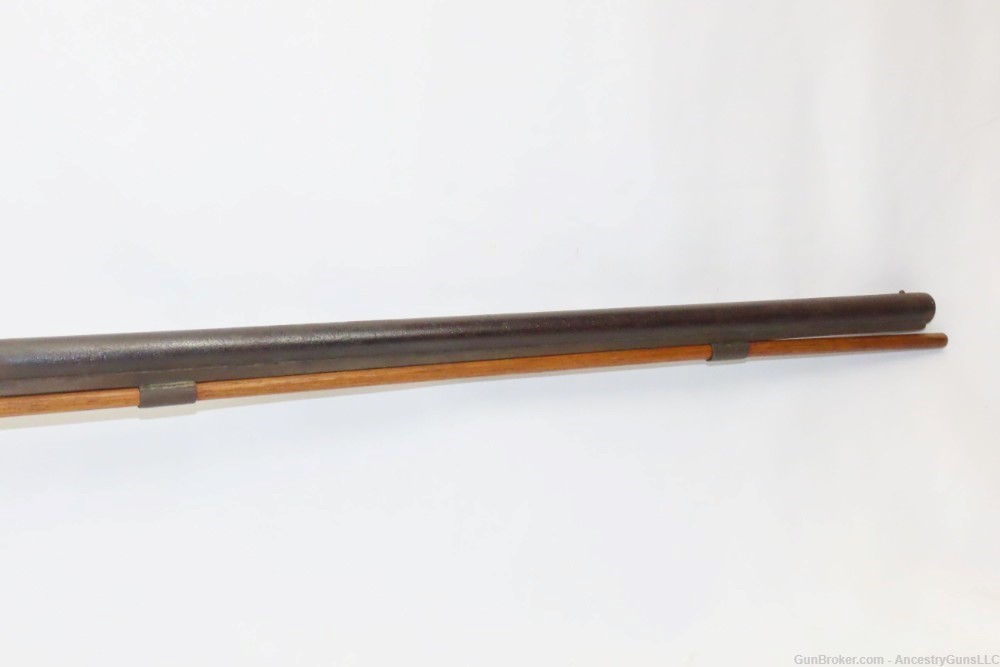 Antique FLINTLOCK Smoothbore Musket .64 18 Gauge FOWLER Birmingham British -img-5