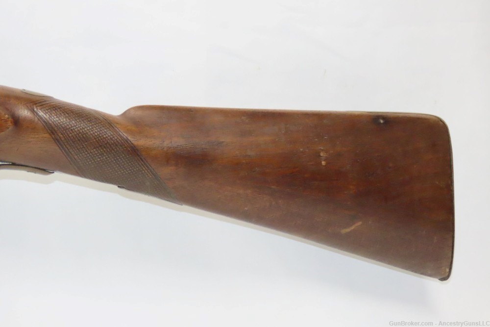 Antique FLINTLOCK Smoothbore Musket .64 18 Gauge FOWLER Birmingham British -img-16