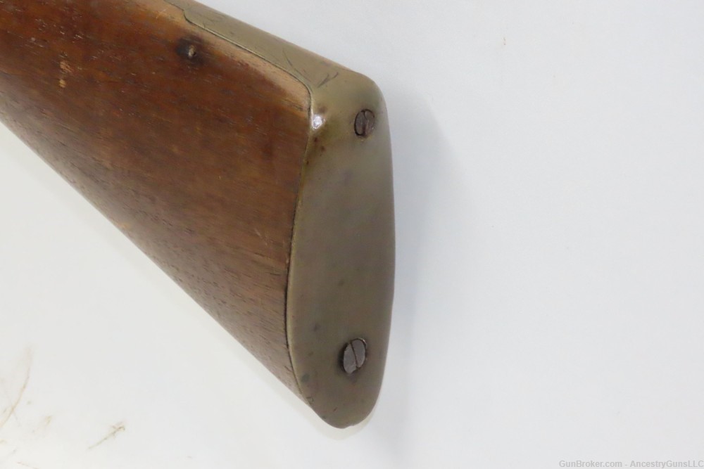 Antique FLINTLOCK Smoothbore Musket .64 18 Gauge FOWLER Birmingham British -img-20